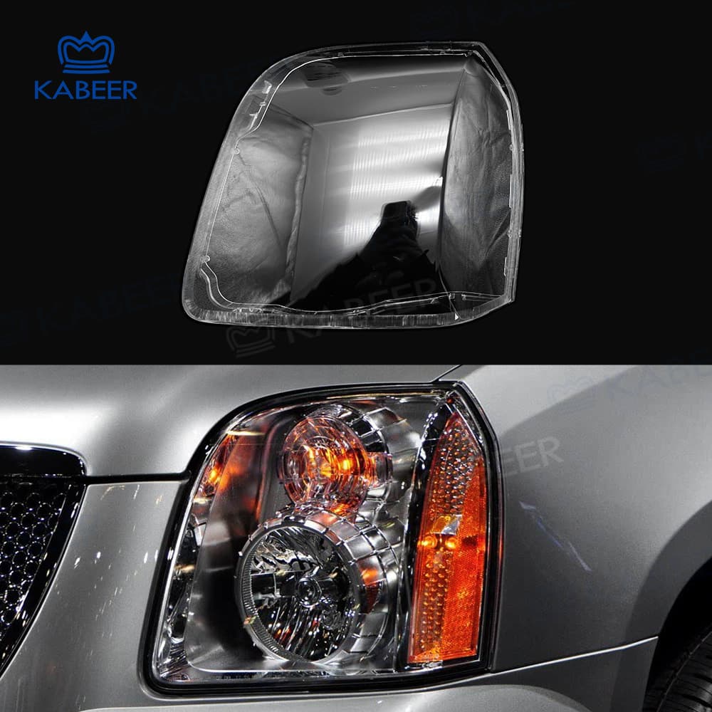 Compatible with 07-13 GMC Yukon Headlight Lens 07-13 GMC Yukon Clear Lens Durable Non-Yellowing