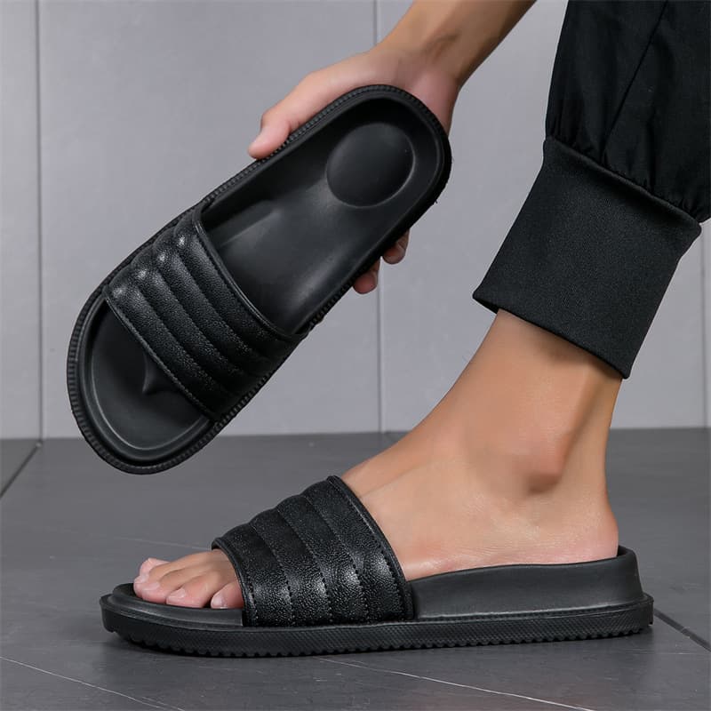 Men's Summer Slippers, New Thick Sole Cloud-like Comfort, Indoor Home Daily Use, Men's and Women's Flip Flops