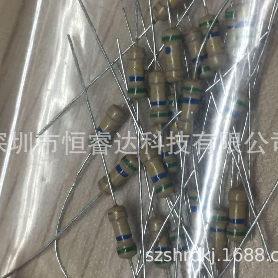 Bulk Tape 5% Through-Hole 4-Band Carbon Film Resistor 1/4W-564 560KR 0.25W-560Kohm