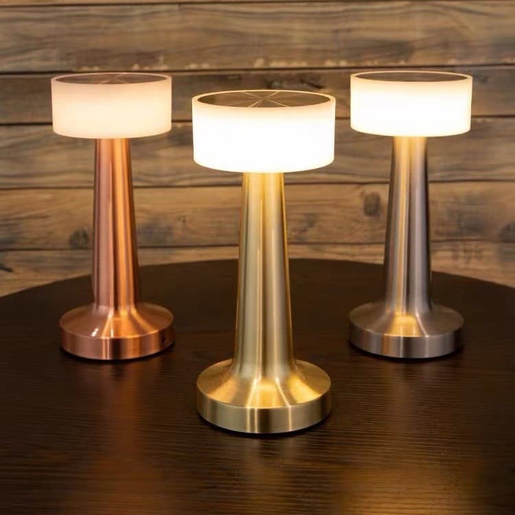 Dumbbell Bar Table Lamp Desktop Night Light Rechargeable Outdoor Music Restaurant Table Lamp Retro Bar Light Bar Ambience Lamp