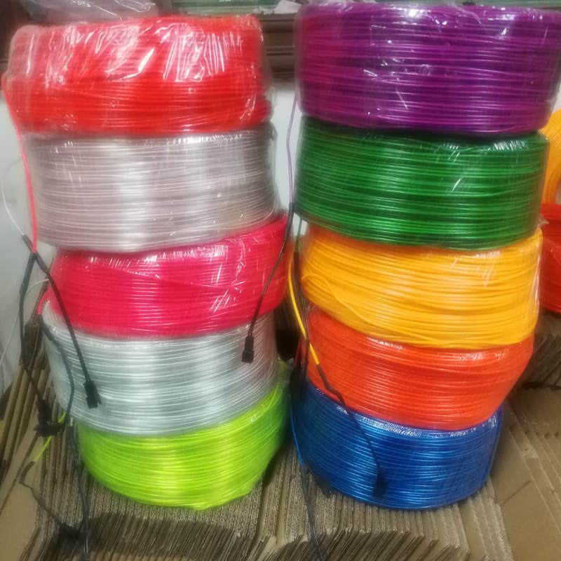 In Stock Manufacturer EL Light Wire Full-Body Glow Cold Light Source Atmosphere Lamp Complete Range for Cross-Border Decoration