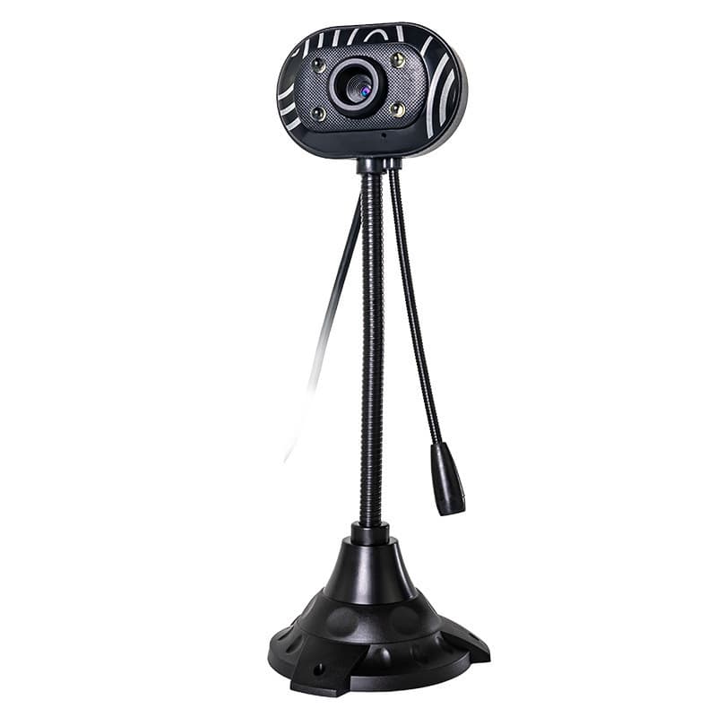 Yuhuashi Driver-free HD Digital Webcam for Desktop and Laptop with Microphone, Night Vision Light