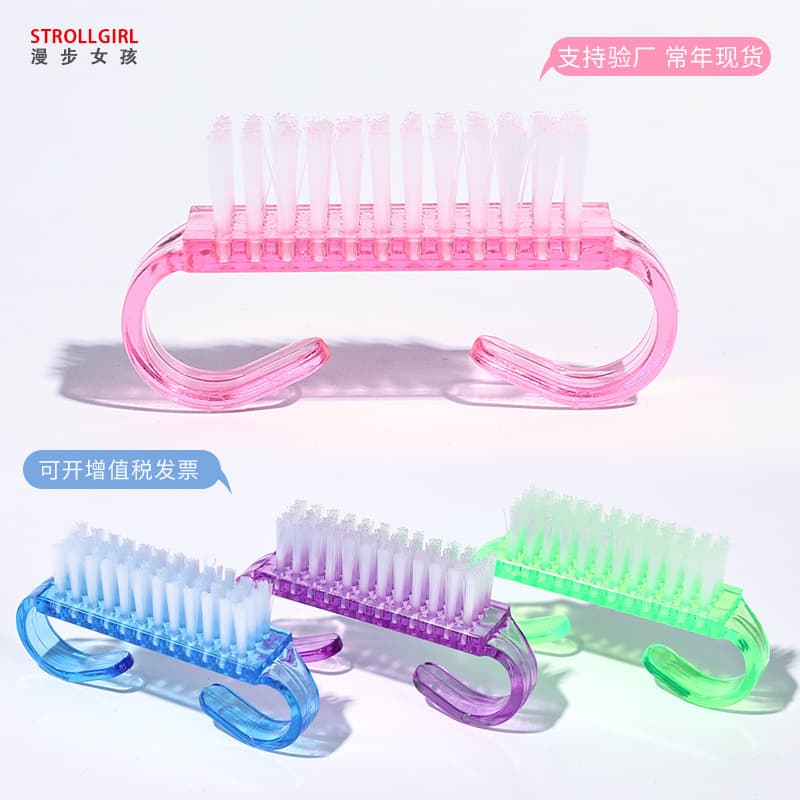 Manicure Tools Nail Brush Plastic Dust Brush Manicure Brush Manicure Tool Brush Small Horn Brush Manufacturer Wholesale