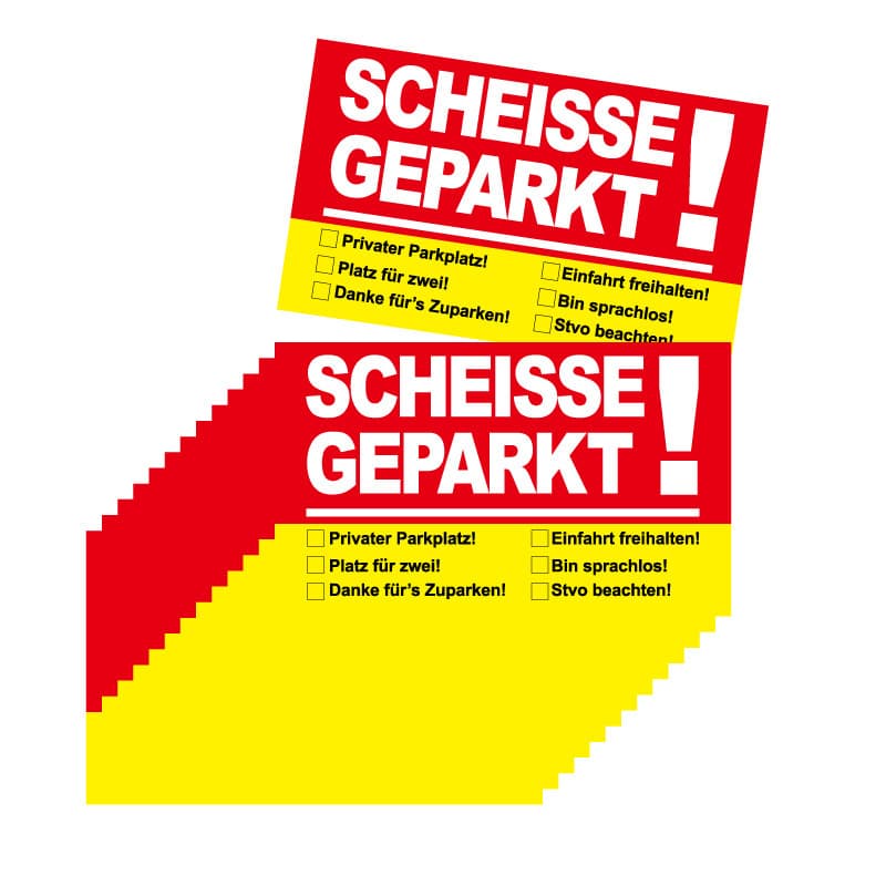 50 Sheets, 3.5x2.1 Inches, Humorous Parking Cards, Prank Funny Cards, Interesting Note Cards