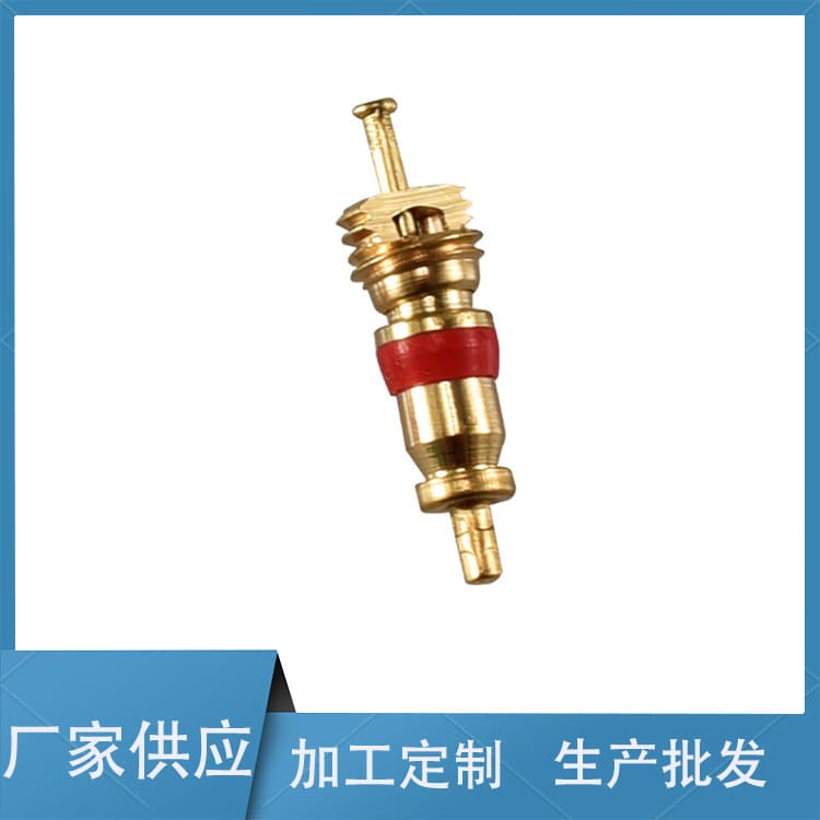 Factory Supply Car Tire Brass Valve Stem 5v1 High Quality Pure Copper Natural Color Valve Core for Vehicle