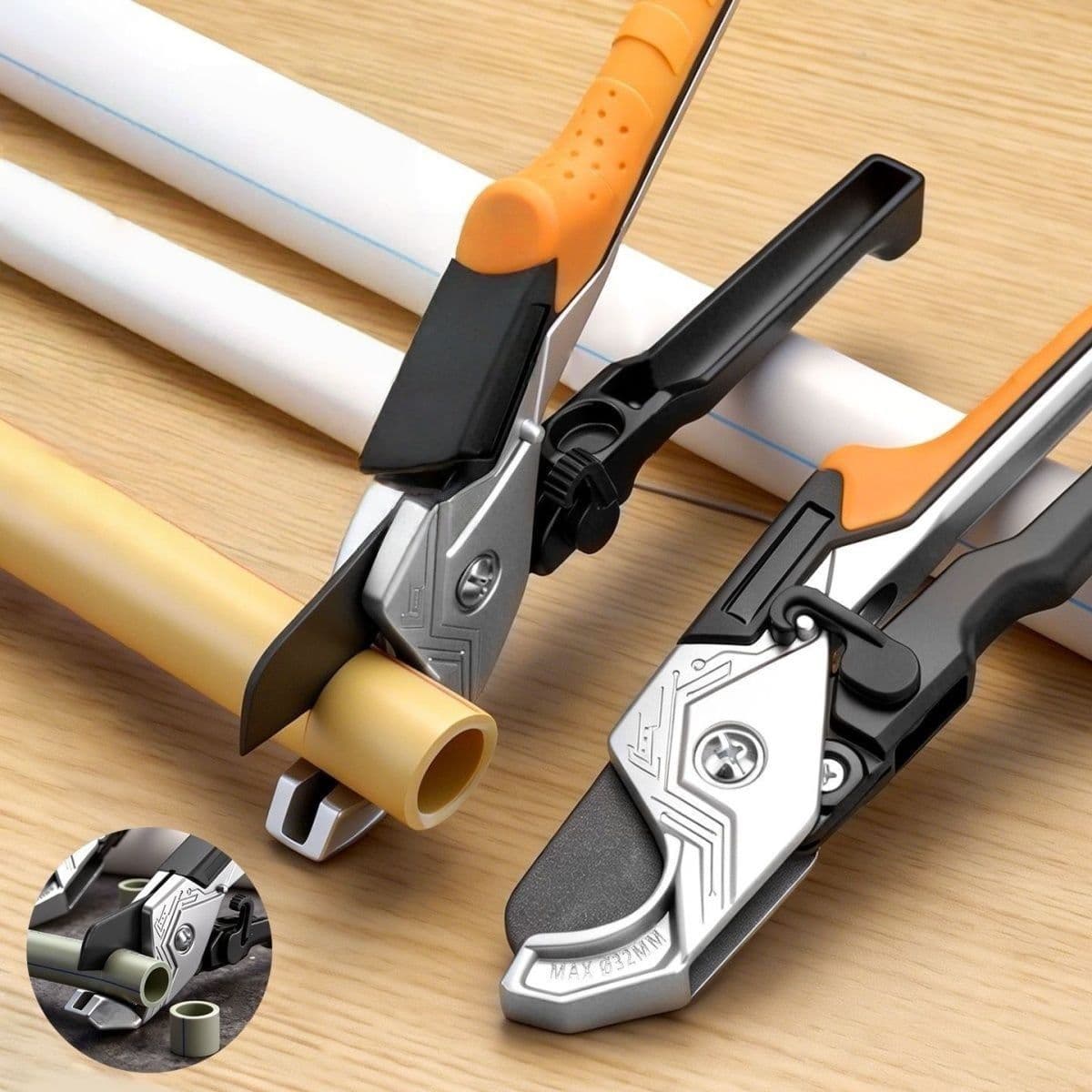 Extra-Large Opening 0-32mm Large Whale Pipe Quick Cutter New Model PVC/PPR Portable Pipe Cutter