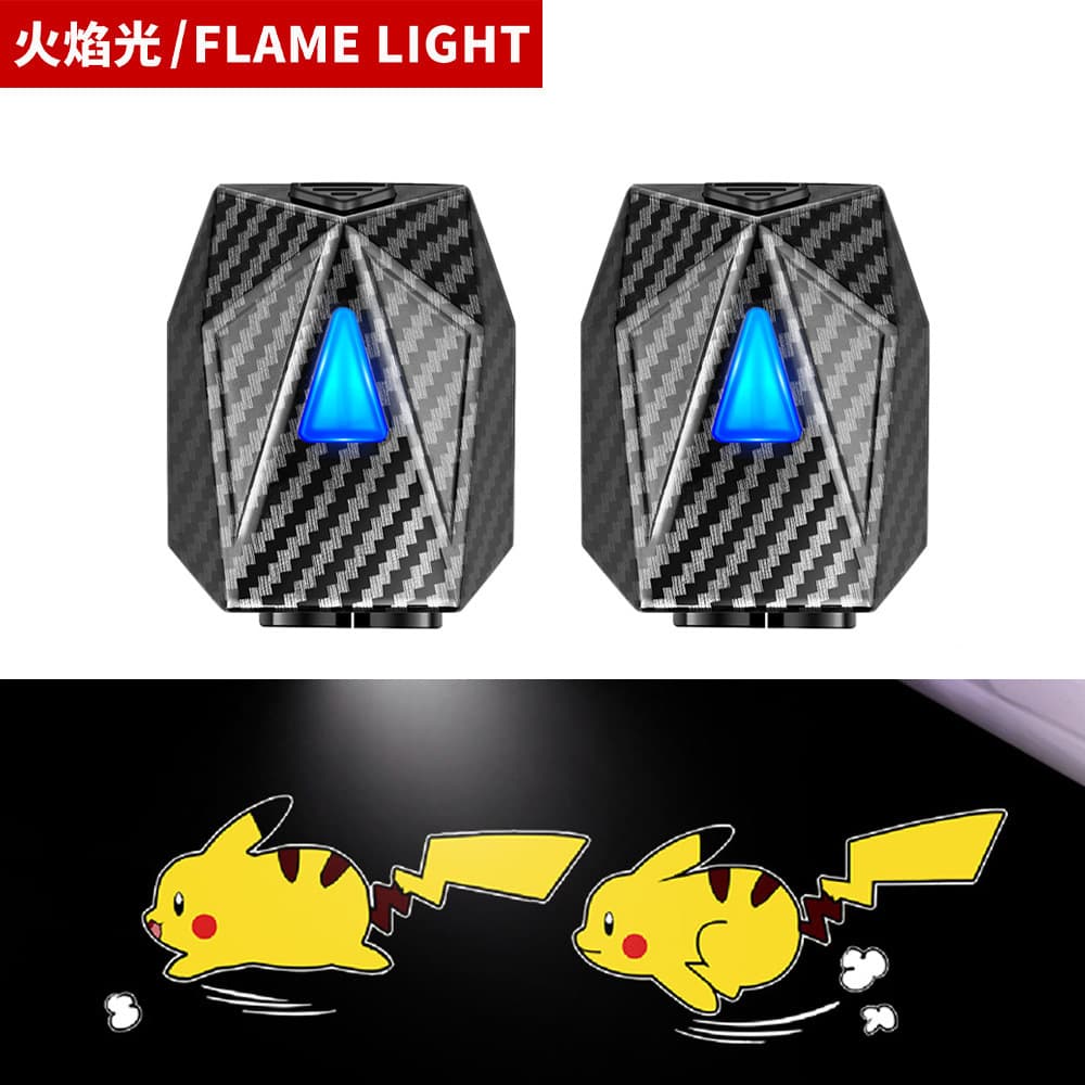 Dynamic Car Door Light Sensor Welcome Light Ground Projection No Wiring Atmosphere Decorative Vehicle Accessories