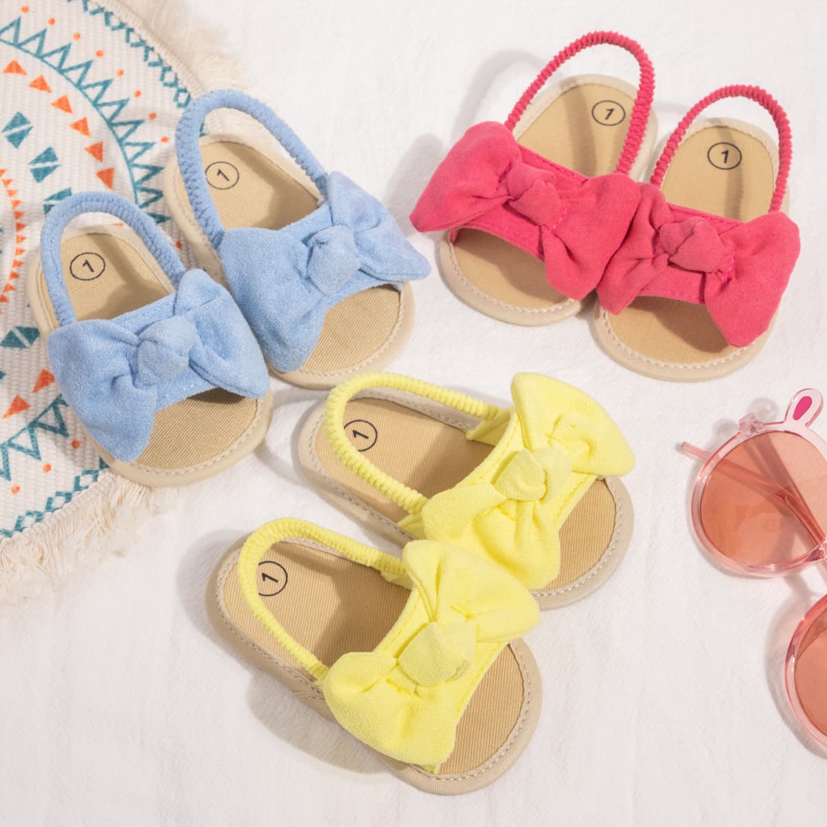 Cross-border Hot Summer Bestseller 0-1 Year Baby Walking Shoes Fashionable Breathable Soft Sole Sandals Casual Infant Shoes