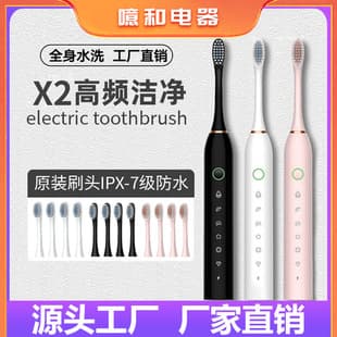 Factory Wholesale Soft Bristle Toothbrush Water Flosser Portable Adult Child Universal Ultrasonic Electric Toothbrush Rechargeable
