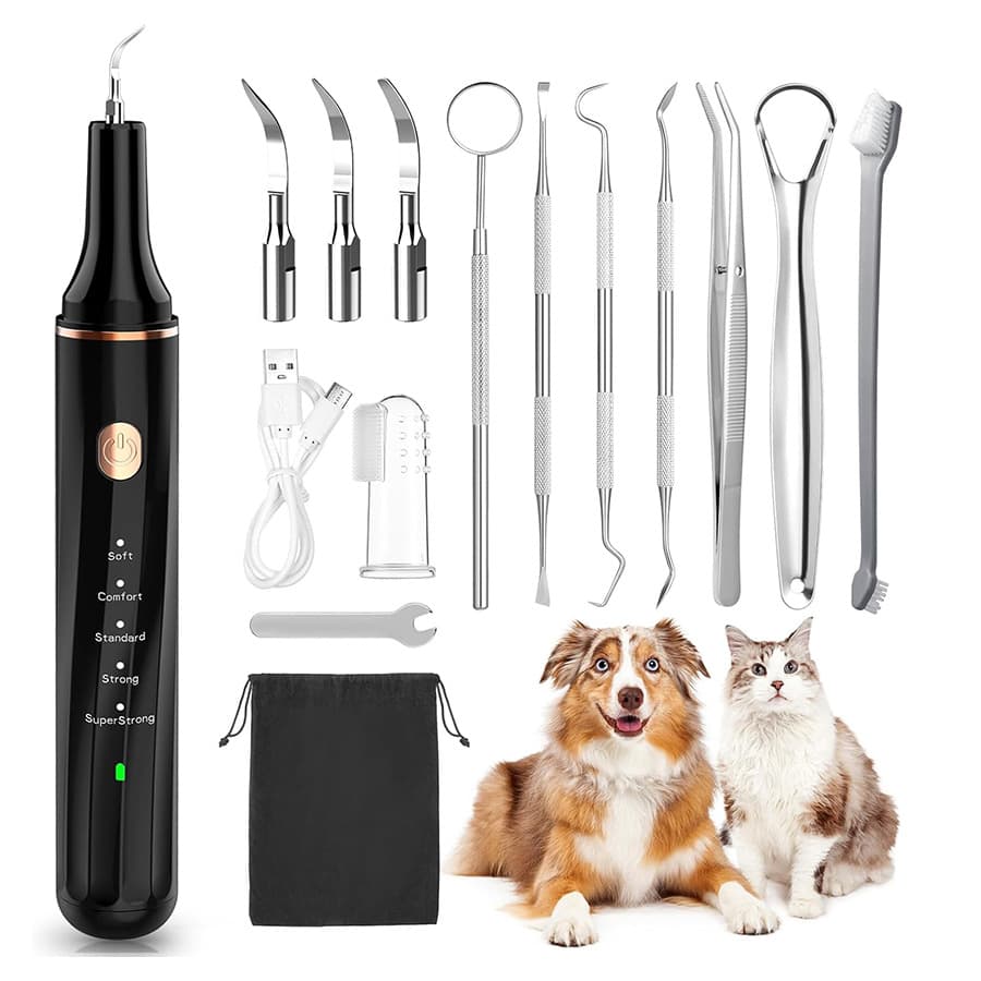 Cross-border Pet Ultrasonic Teeth Cleaner Electric Dental Scaler Tartar Removal Portable Washer