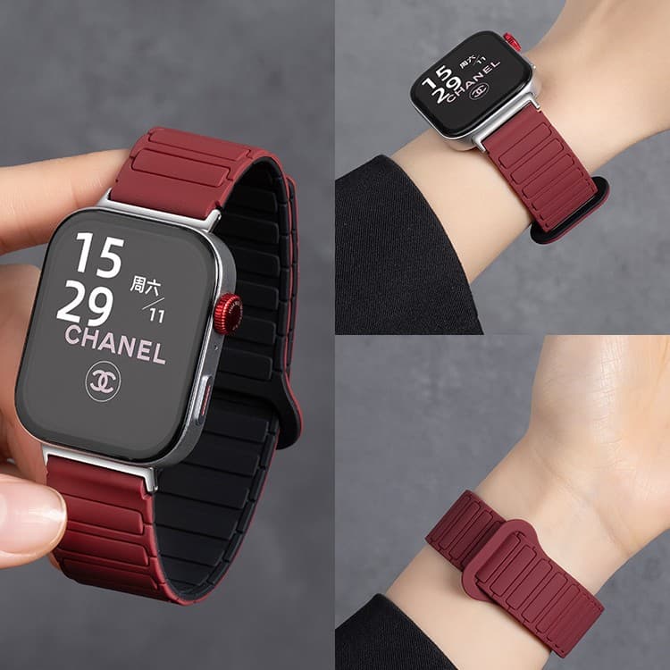 Compatible with Huawei Fit 3 Silicone Watch Band Utility Loop Style Silicone Magnetic Huawei Fit 4/4 Pro Watch Band