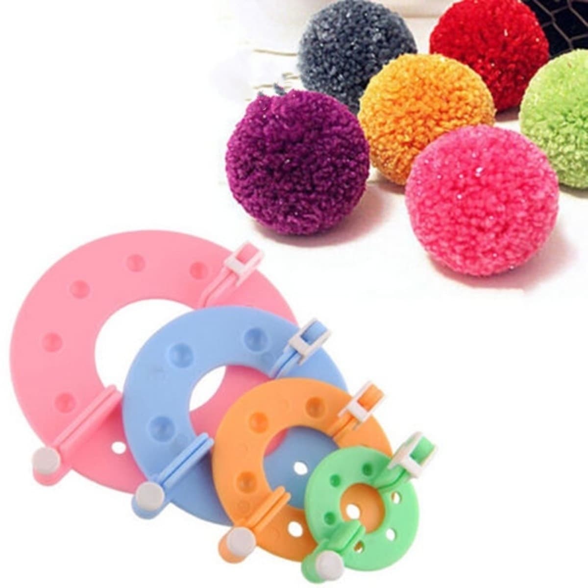 Wool Ball Pompom Maker Knitting Machine Ball Making Tool Hand DIY Knitting Accessory