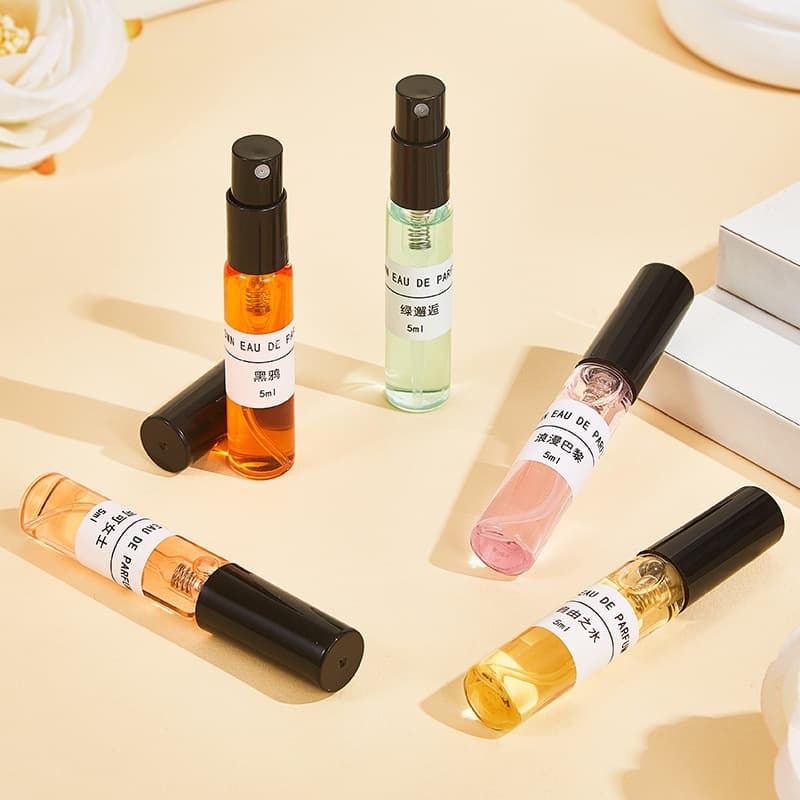 Source manufacturer 5ml perfume sample wholesale black opium reverse Paris long-lasting light fragrance live broadcast popular for men and women