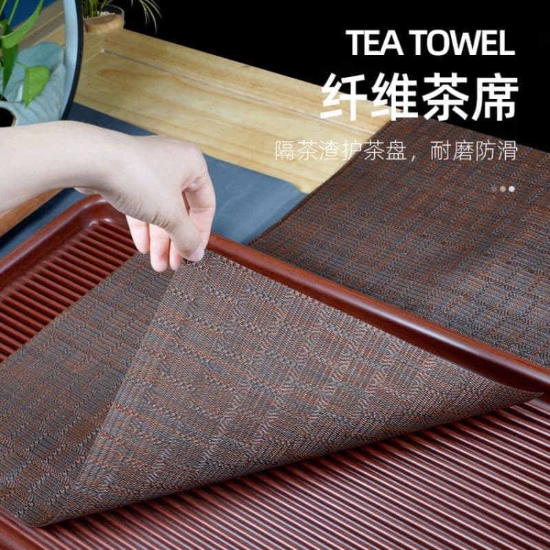 Tea mat, tea dregs mat, tea tray, tea dregs separator, waterproof tea mat, tea ceremony Zen-inspired filter, heat insulation, Kung Fu tea set accessories