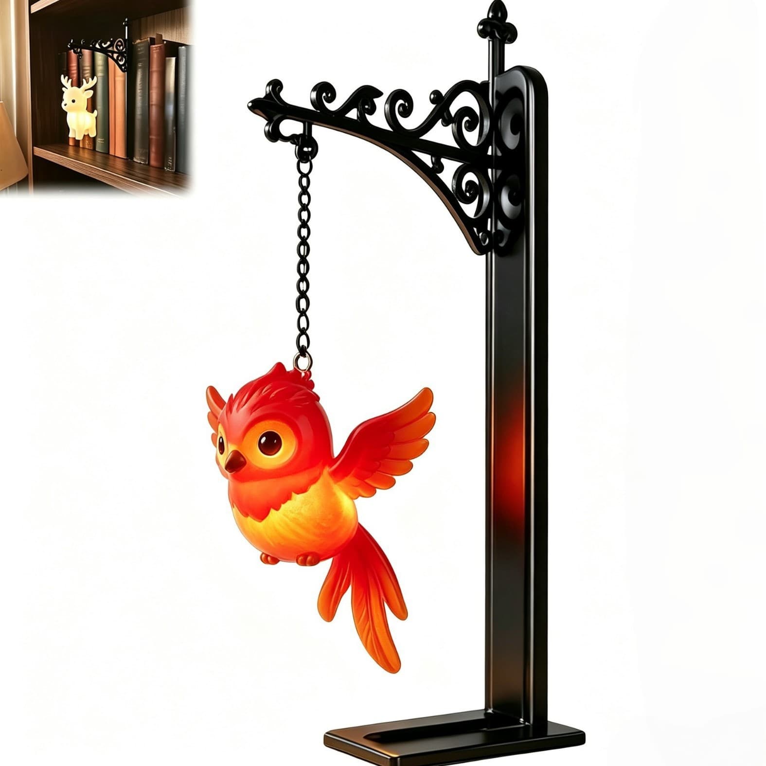 New Cross-border MagicOwl Bookend Lamp Hanging Magic Owl Bookshelf Light Decor