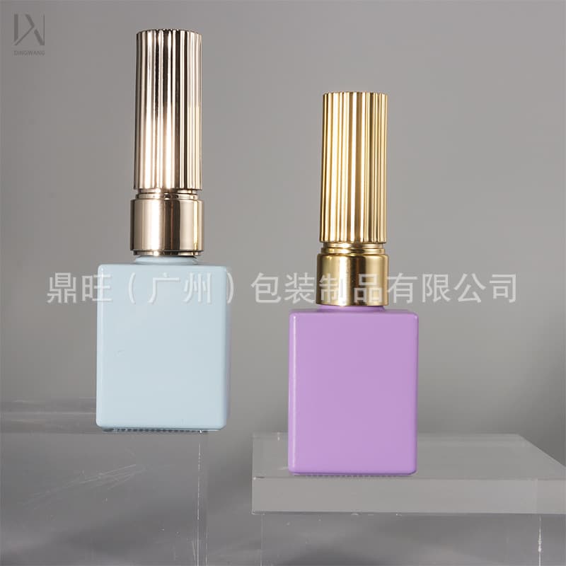 12ml nail polish bottle can be sprayed, electroplated, customized color LOGO nail polish empty bottle nail polish bottle