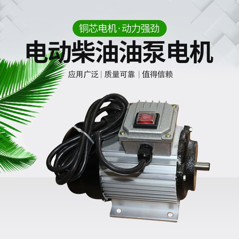 Oil pump matching motor 2-pole constant speed single-phase asynchronous motor Efficient, safe and noiseless oil pump motor wholesale