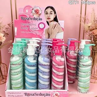 Middle East Brazil Africa Europe America Ice Cream Body Lotion Moisturizing Cream Multi-Color Swirl Three-Color Cotton Candy Body Lotion