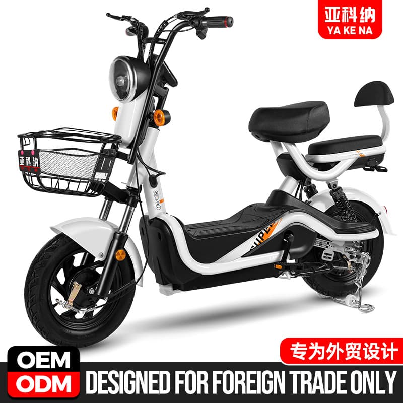 Black Knight Delivery Electric Scooter 48V Long Range Two-Wheel Electric Moped Long Range Electric Bicycle