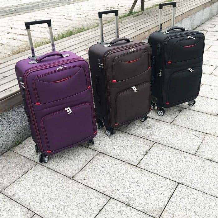 Large-Capacity Suitcase Oxford Trolley Case Men's and Women's Luggage Multi-Pocket Password Box Sturdy Leather Case Storage