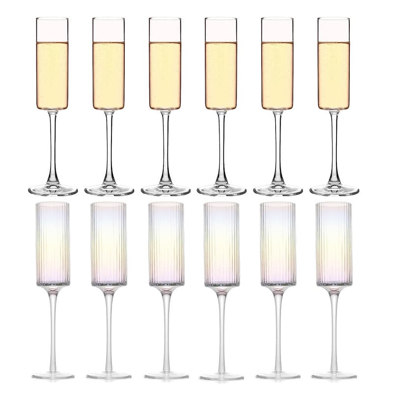 Acrylic plastic champagne glass creative goblet home cocktail glass black transparent anti-fall plastic goblet