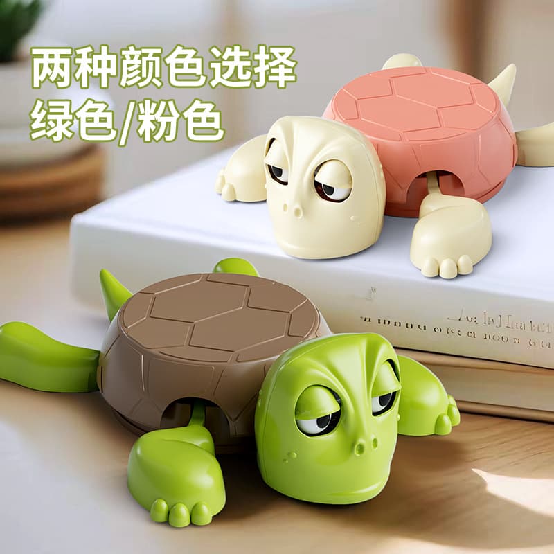 TikTok Turtle Coaster Creative Funny Desktop Decoration Hot Selling Press and Stare Cute Hilarious Turtle Coaster Wholesale