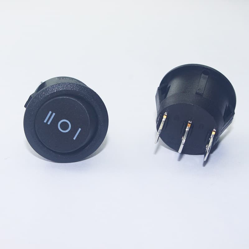 KCD1-101 Rocker Switch 2-Pin 2-Position Electrical Power Toggle Switch 3-Pin 15*21 Beveled Flat with Light