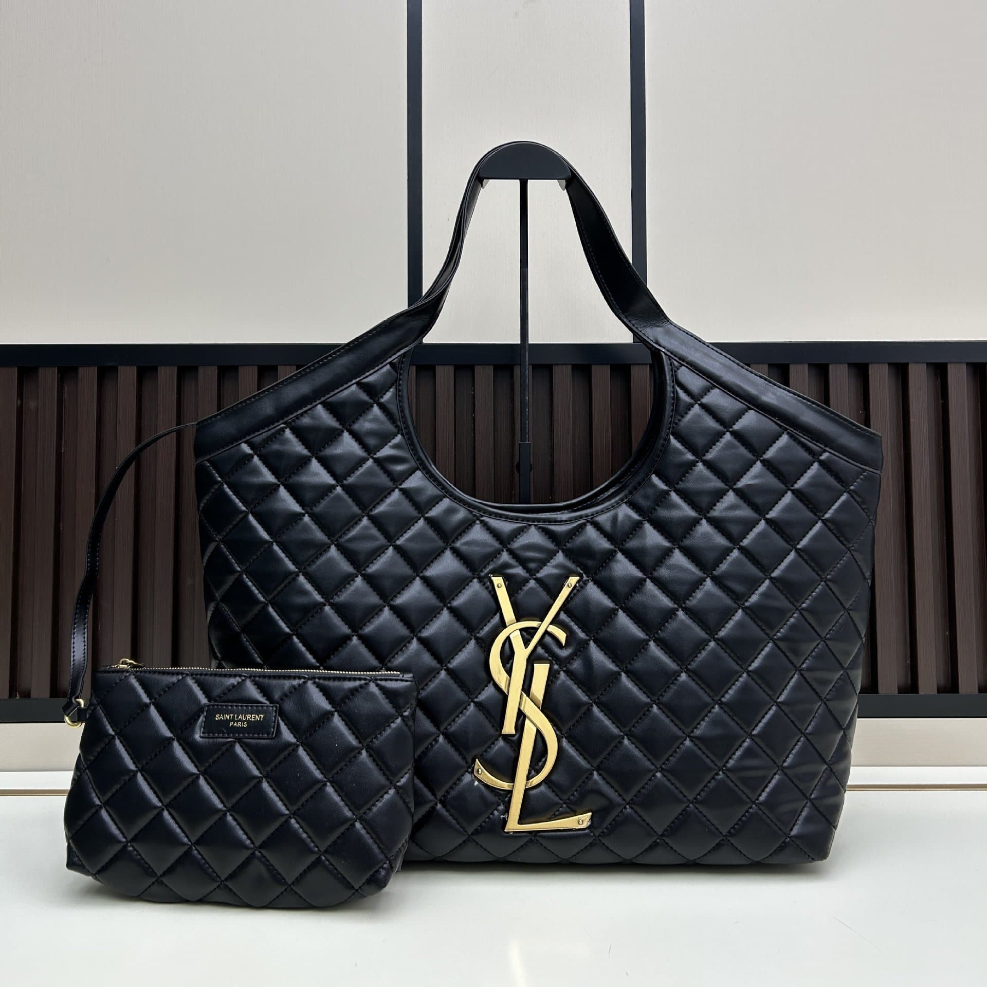 Cross-border foreign trade large bags 2025 new tote bag rhombus embroidery thread European and American fashion large capacity shoulder bag bags