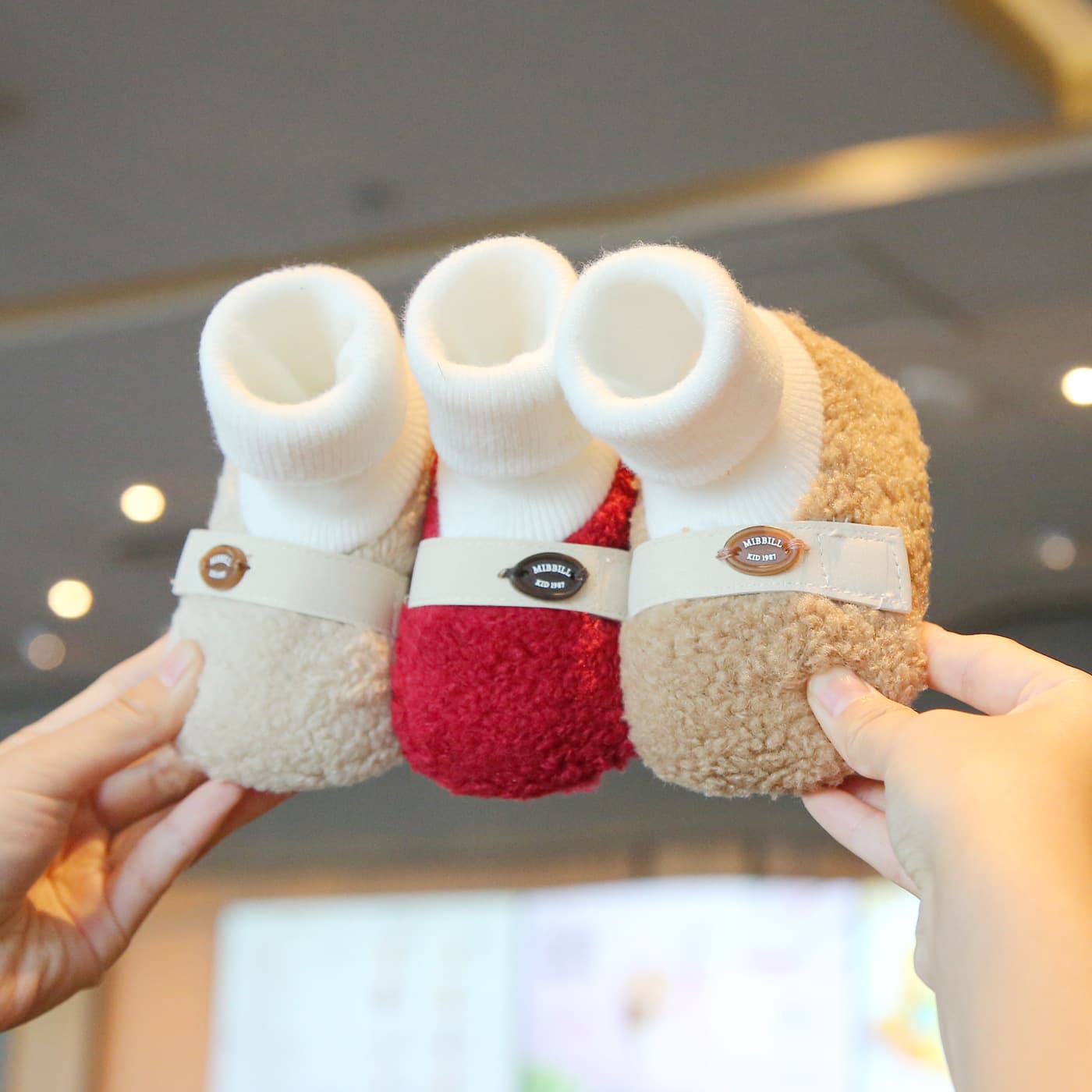 Baby Winter Pre-walking Shoes 2025 New Style Unisex 0-6-12 Months High Sock Cuff Soft-Soled Non-Slip Anti-Off Baby Shoes