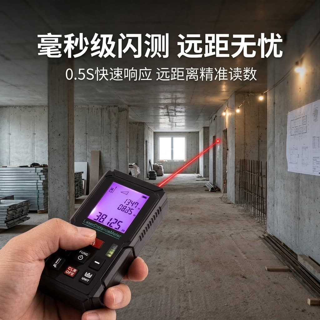 Cross-border foreign trade high-precision infrared laser ruler distance meter electronic measuring instrument electronic laser ruler wholesale