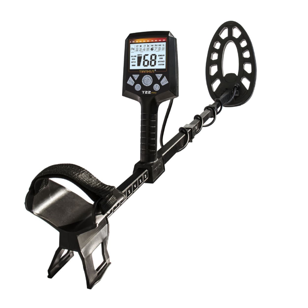 Metal detector T22 LCD display can distinguish gold, silver, copper treasure hunter metal outdoor metal detector