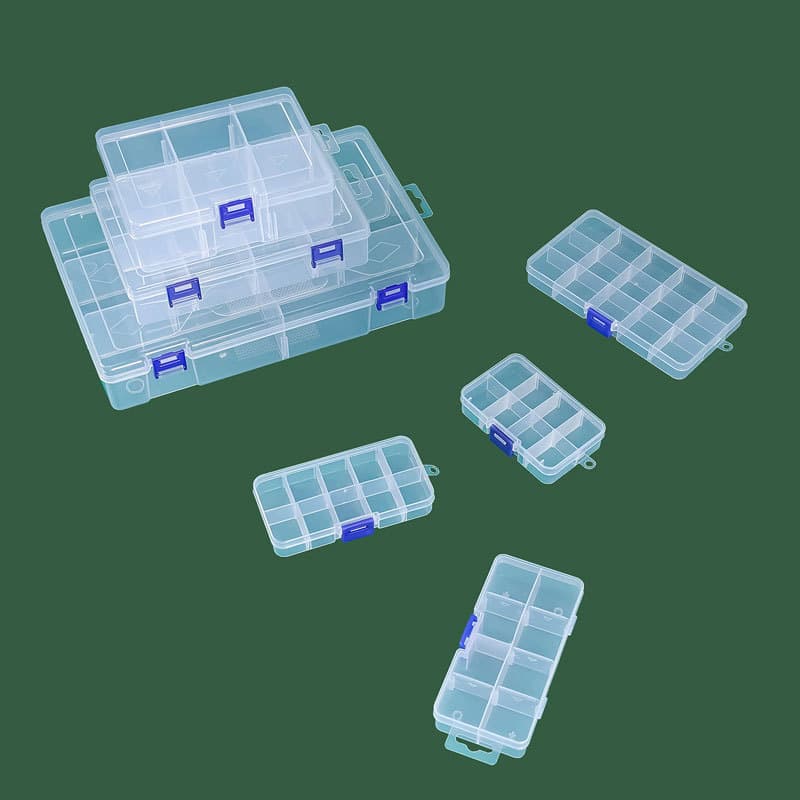 Compartment Plastic Box Gift Box Electronic Component Storage Box Jewelry Parts Box Screw Hardware Accessories