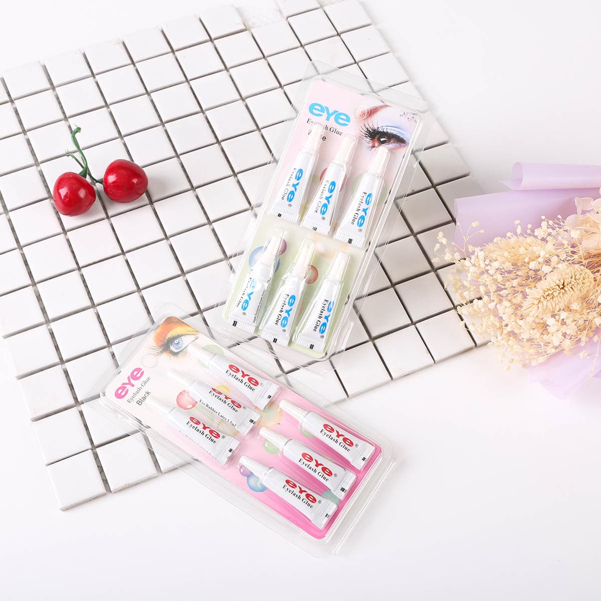 Eye False Eyelash Glue 1.5g Bulk Beauty Eye Glue Multi-purpose Eyelash Custom Logo Wholesale Semi-permanent