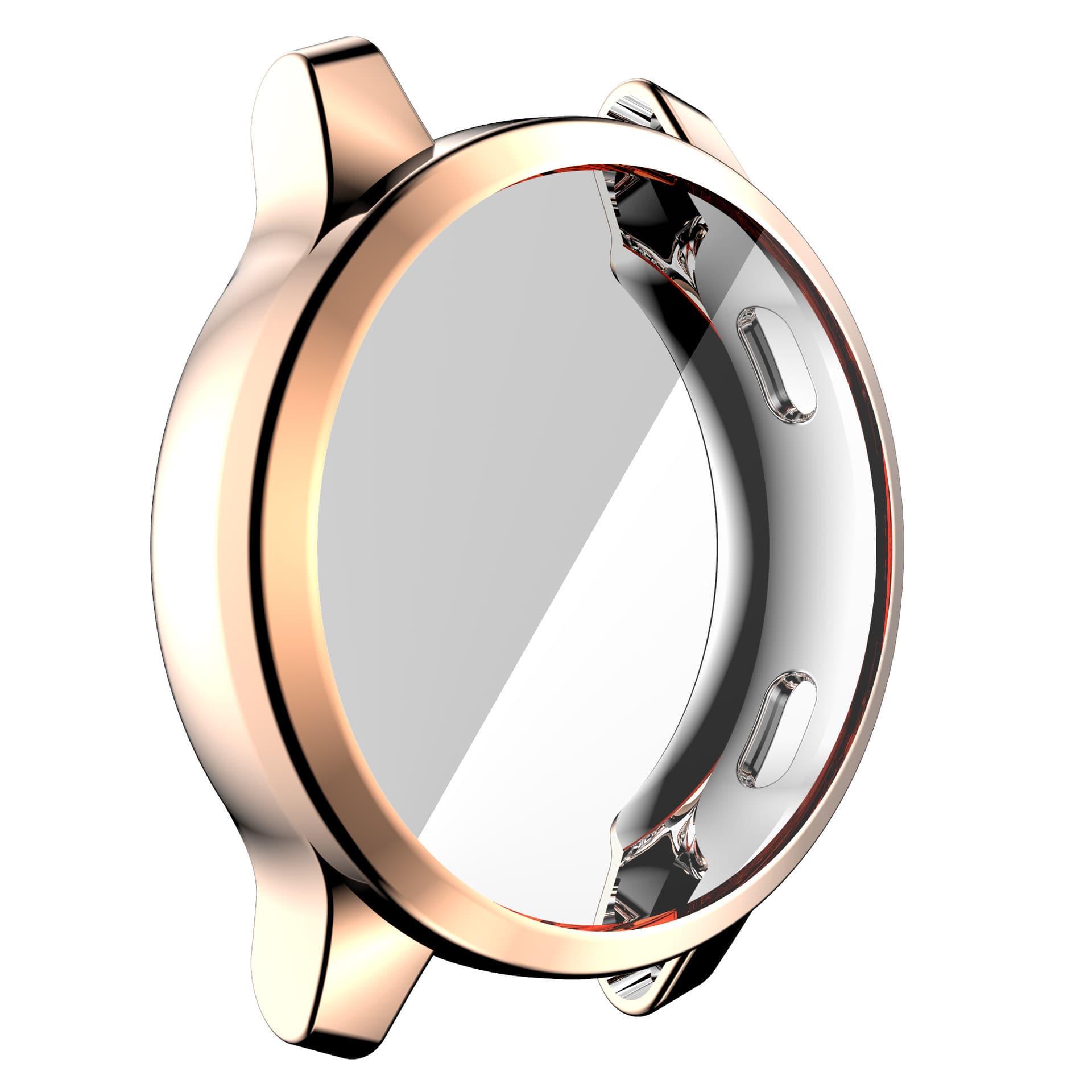 Compatible with Garmin Vivoactive 4/4S Watch, Venu 2/Venu 2S Universal Case, Electroplated Full-Cover TPU Watch Case