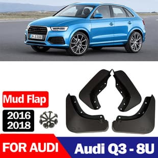 Fender Mud Flaps Splash Guards for 16-18 Audi Q3 Tire Mud Flap Modification Accessories