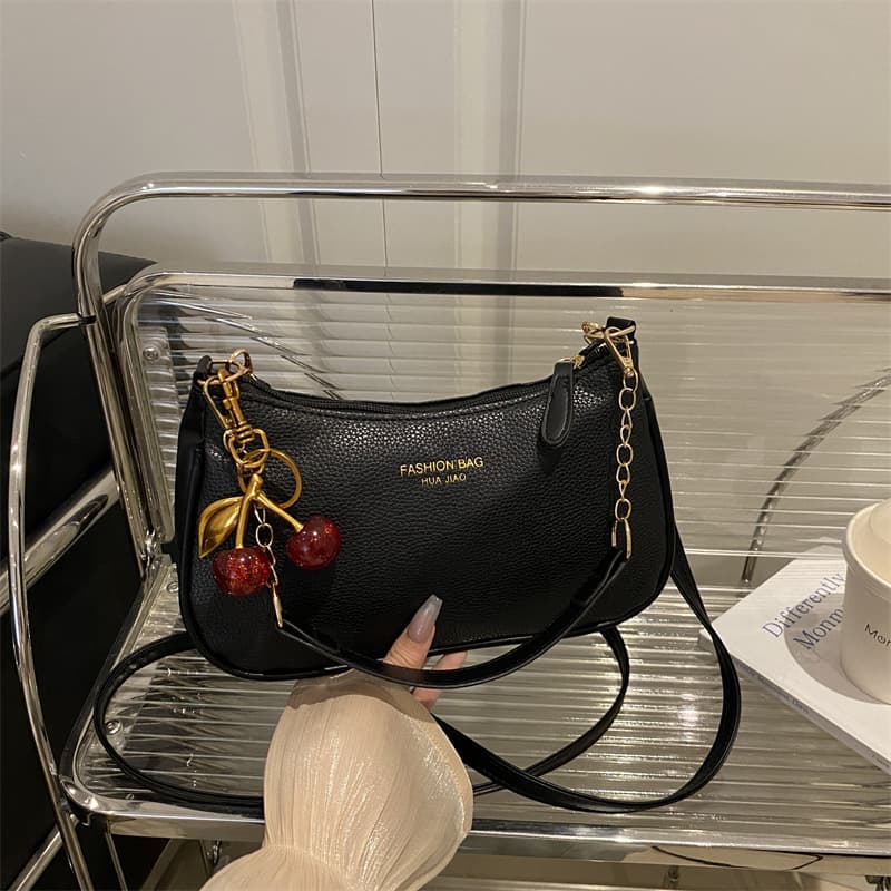 Fashionable Solid Color Underarm Bag for Women 2025 New Style Shoulder Handbag Textured Single Shoulder Crossbody Bag Handbag