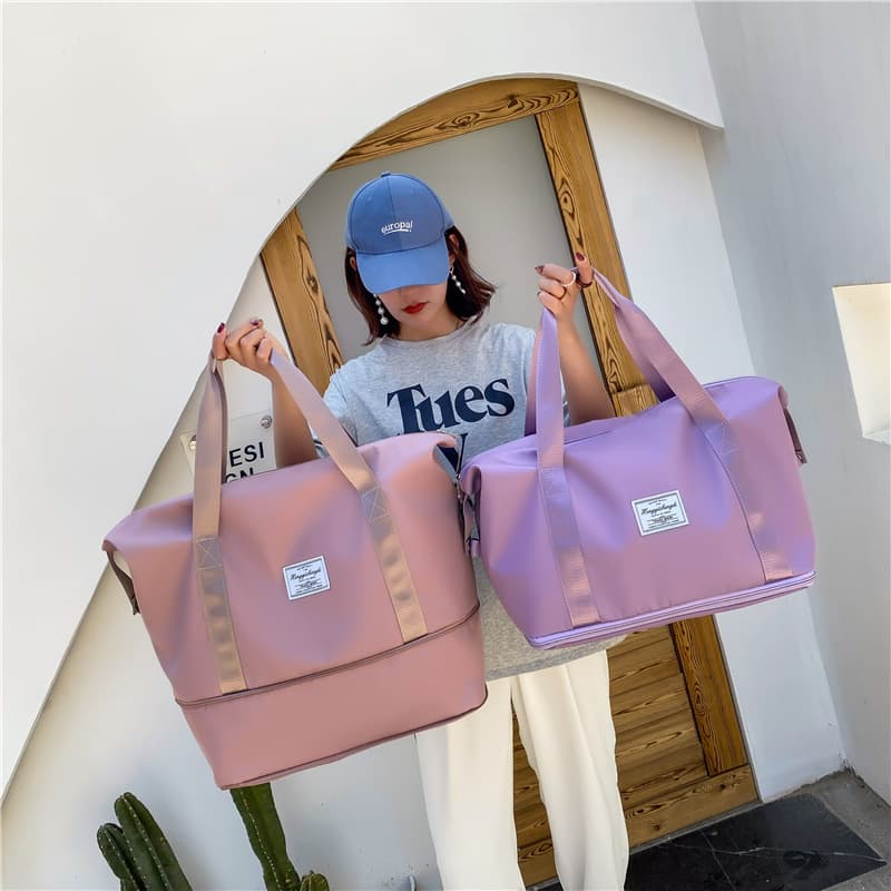Large Capacity Women's Luggage Bag, Gym Bag, Short Trip Storage Bag, Crossbody Luggage Bag, Maternity Storage Bag