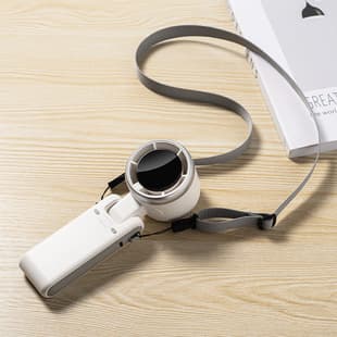 N607 Cross-Border Hot Selling Outdoor Handheld High-Speed Turbocharged USB Desktop Digital Display Necklace Mini Fan