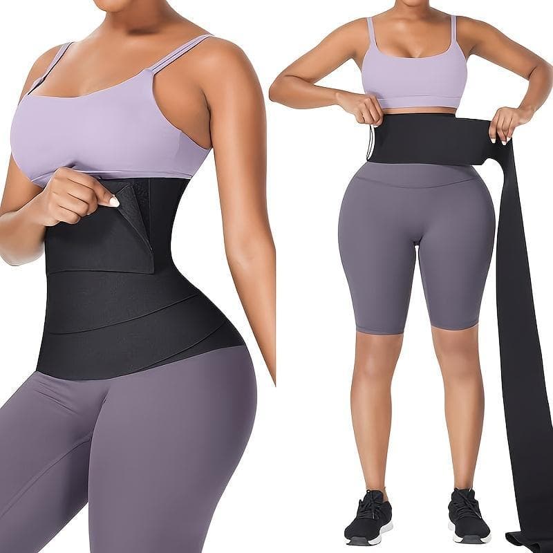 N 25606 Adjustable tummy control wrap waistband