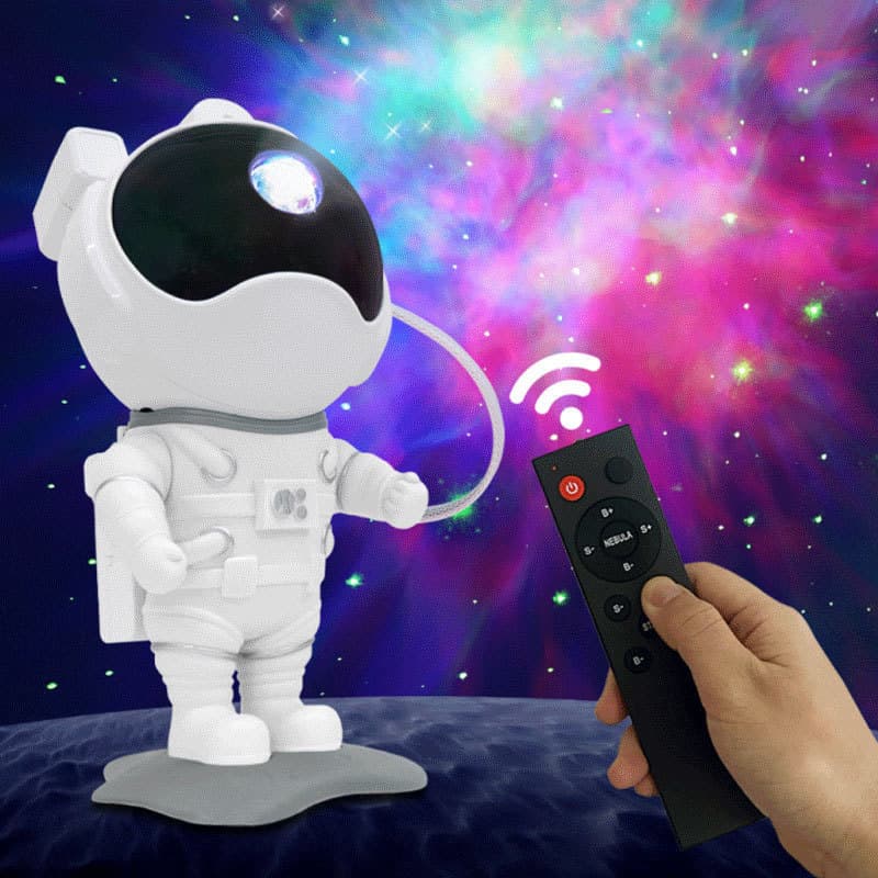 Cross-border New Astronaut Starry Sky Projector, USB Full Sky Star Atmosphere Light, Spaceman Ornament Starry Lamp Gift