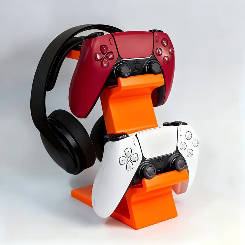 Cross-border hot-selling 3D printed game controller and headset integrated bracket PS4/PS5/XBOX controller universal bracket