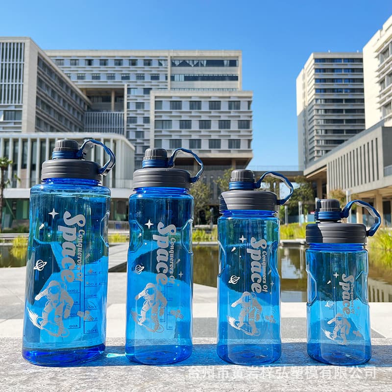 Large Capacity Sports Water Cup Summer Outdoor Shockproof Space Cup Construction Site Portable Plastic Explosion-proof Cup Extra Large Capacity