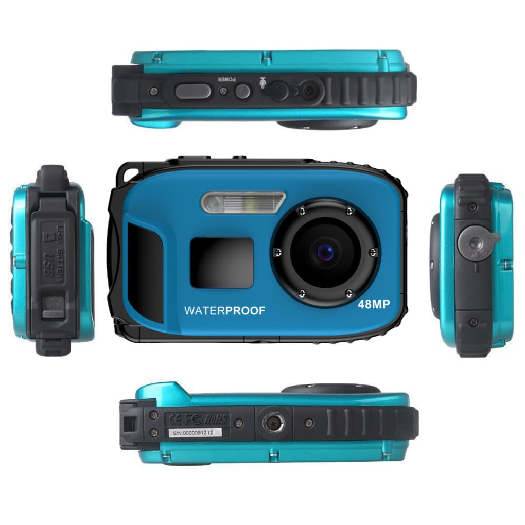 Factory Direct DC-B688 Waterproof Digital Camera 2.4-inch 16MP 5m Deep Waterproof Digital Camera