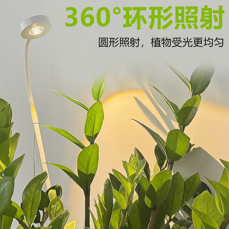 Cross-border LED Plant Grow Light Full Spectrum Succulent Flower Supplement Light USB Night Light Sunlight Spot Lamp