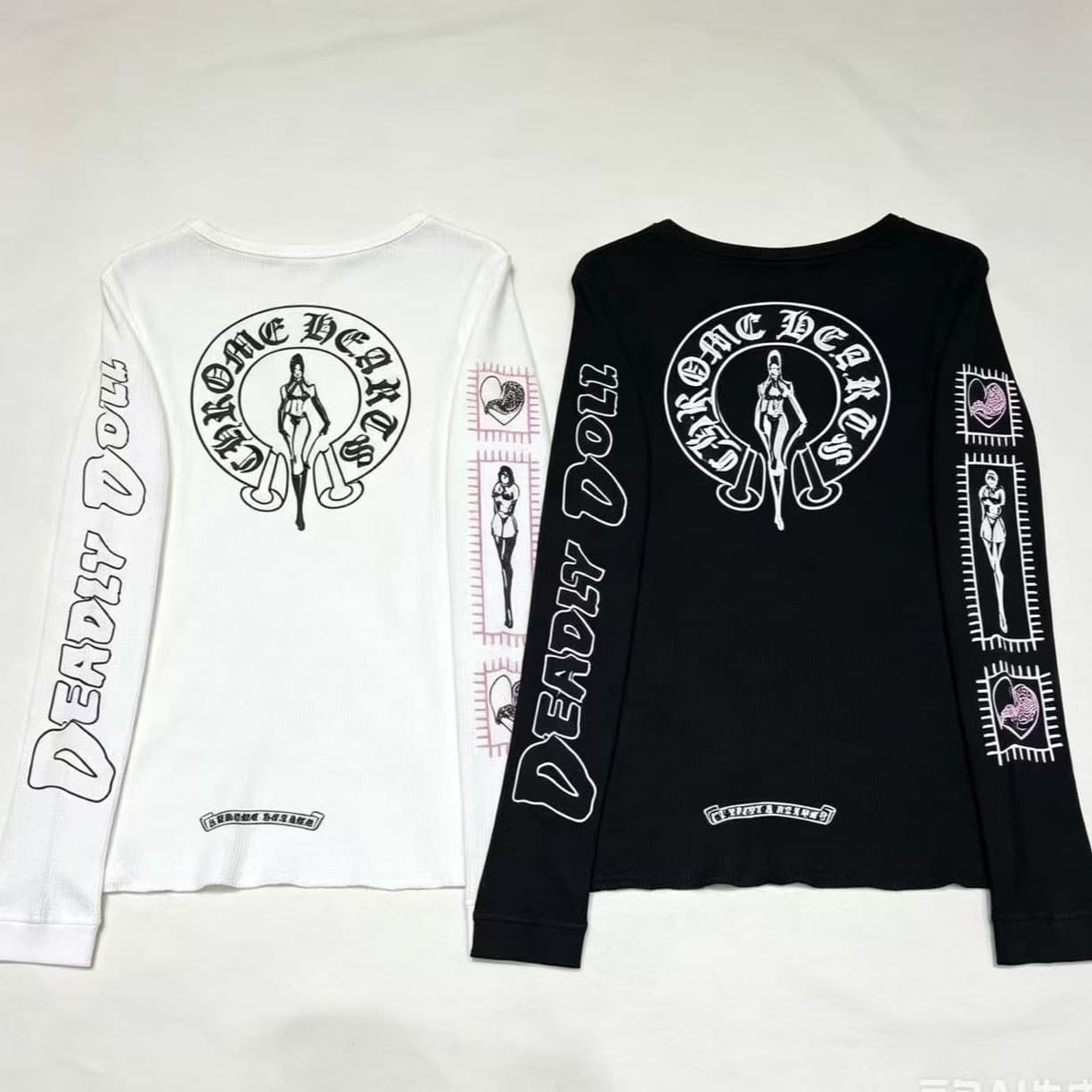 Correct Version~Kelo Portrait Print Long Sleeve Top, Tight Stretchy Slimming Versatile Round Neck Base Layer Shirt In Stock