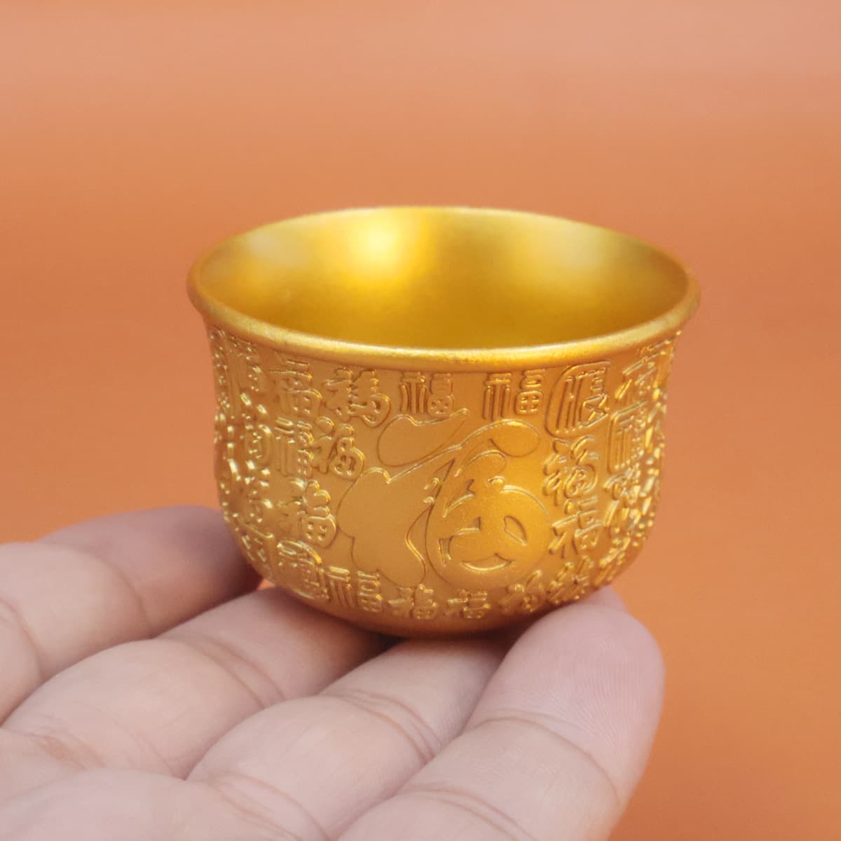 Home worship tea cups, offering cups for wealth deity veneration, Hundred Fortune cups, water offering bowls, seven/eight offerings sets, wealth-attracting wine cups.