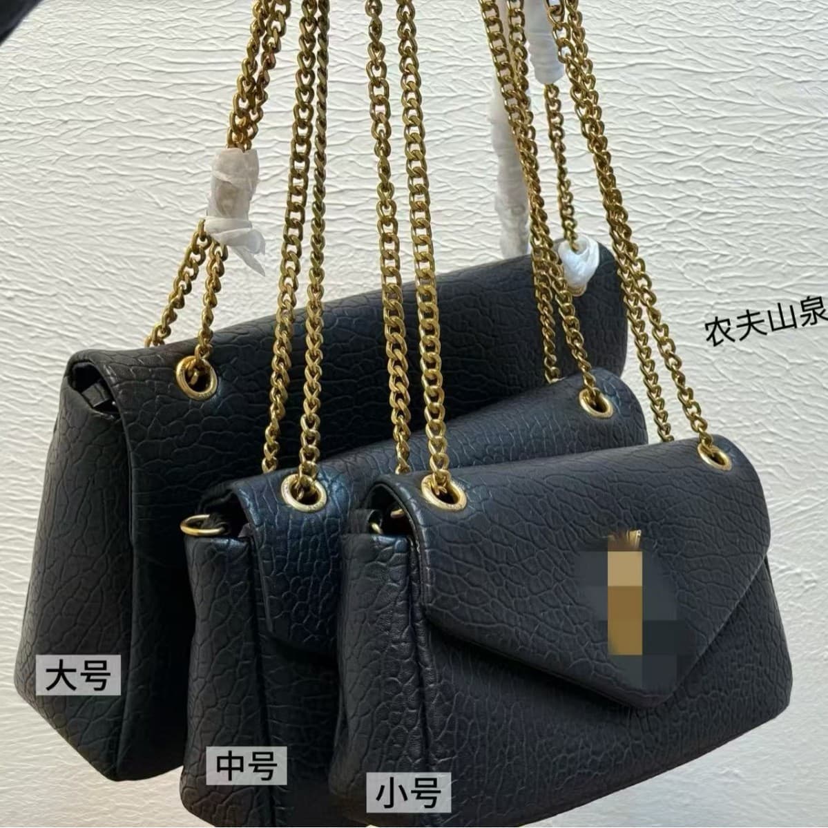 2024 new Ys fluffy sheepskin Calypso chain small square bag retro single shoulder crossbody bag flip magnetic buckle bag