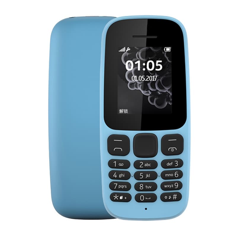 Cross-border Hot Seller 105 Senior Phone 2017 Bar Keypad 2G Feature Phone Loud GSM Dual SIM Elderly Phone Wholesale