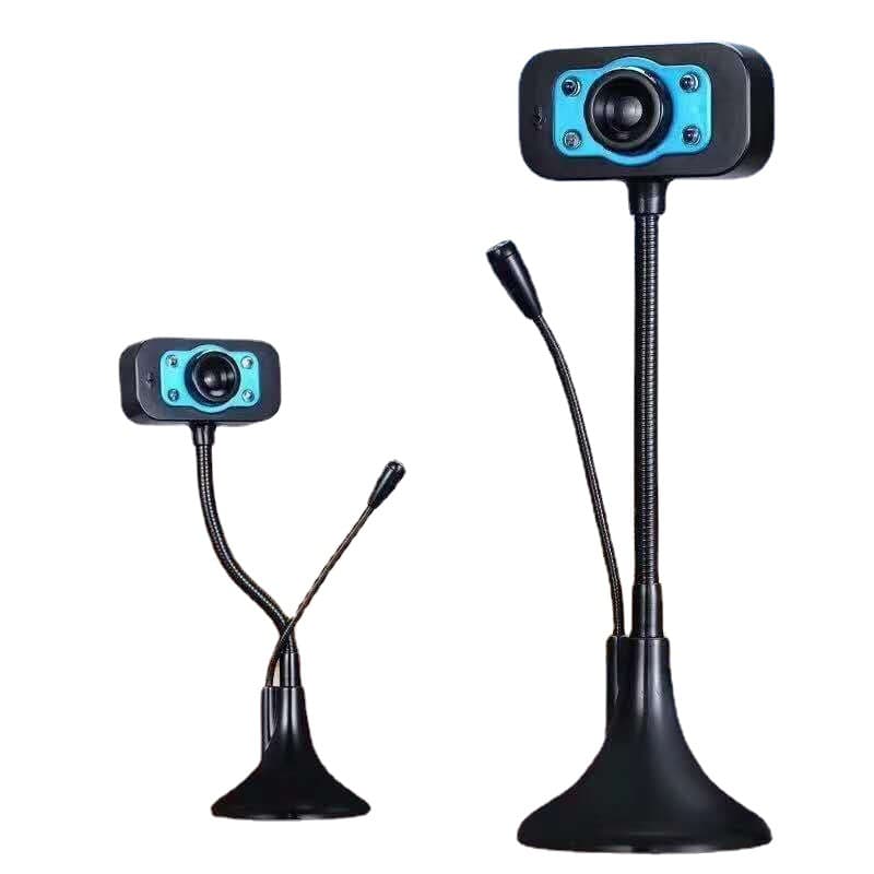 Streamer HD USB External Digital Webcam with Microphone, Night Vision Light, for Online Classes and Live Streaming