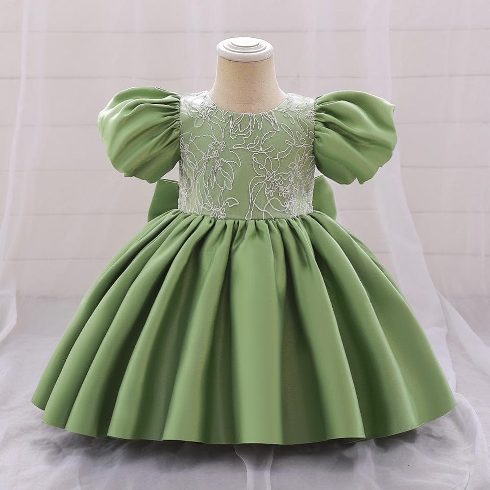 Girls' Dress Gown New Baby First Birthday Dress Flower Girl Dress Children's Tutu Princess Dress